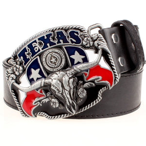 boucle de ceinture cuir  texas  amerique , cowboy