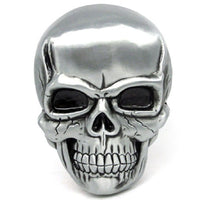 Boucle ceinture ceinturon, metal, tête de mort, pirate