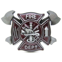 boucle pour pompier  soldat du feu , us , fire dept , homme
