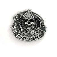 Boucle de ceinture sons of anarchy son's serie tv biker , SOA