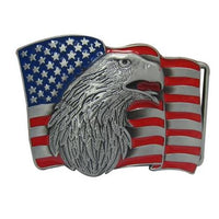 Boucle de ceinture vintage , Aigle US  ,drapeau américain ,USA