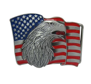 Boucle de ceinture vintage , Aigle US  ,drapeau américain ,USA