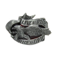 Boucle de Ceinture vintage-Taille Unique - Live to Ride - Aigle- Motard 