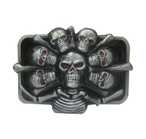 boucle encienne -gothique -crane -mort -diable -squelette