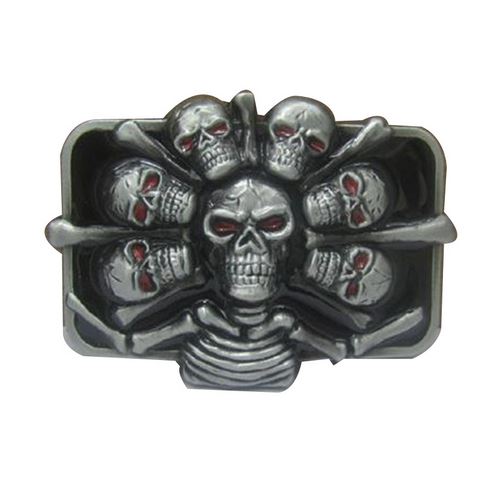 boucle encienne -gothique -crane -mort -diable -squelette