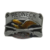 ceinture special chasseur - aigle americain - boucle americaine -redneck -fusil
