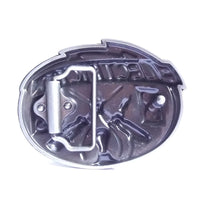 Boucle de ceinture vintage , US , western , électricien , electrician
