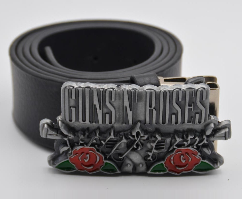 Boucle de ceinture , ceinturon , western, GUNS N' ROSES , musique rock métal