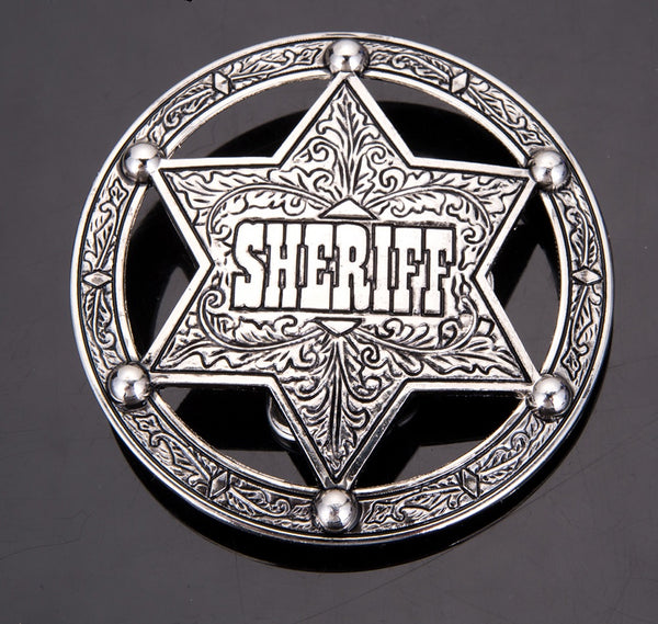 Boucle US Etoile Sherif - www.boucles-et-ceintures.fr
