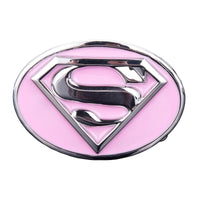 Boucle  de Ceinture  superman rose , supergirl   , CowGirl , femme  , country