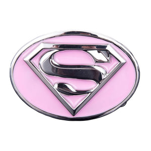 Boucle  de Ceinture  superman rose , supergirl   , CowGirl , femme  , country