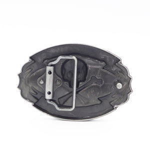 Boucle de ceinture vintage - Tete de mort - pirate - Old Skool - Biker