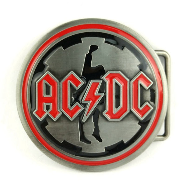 boucle de ceinture - western - homme - femme  -du groupe de musique ac/dc - acdc 