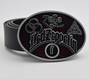 Boucle de ceinture Led Zepplin | Ceinture rock métal