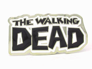 boucle de ceinture western  the walking dead serie tv blanc -zombie 