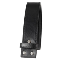 Ceinture Marron en croute de cuir pour boucles de ceinture