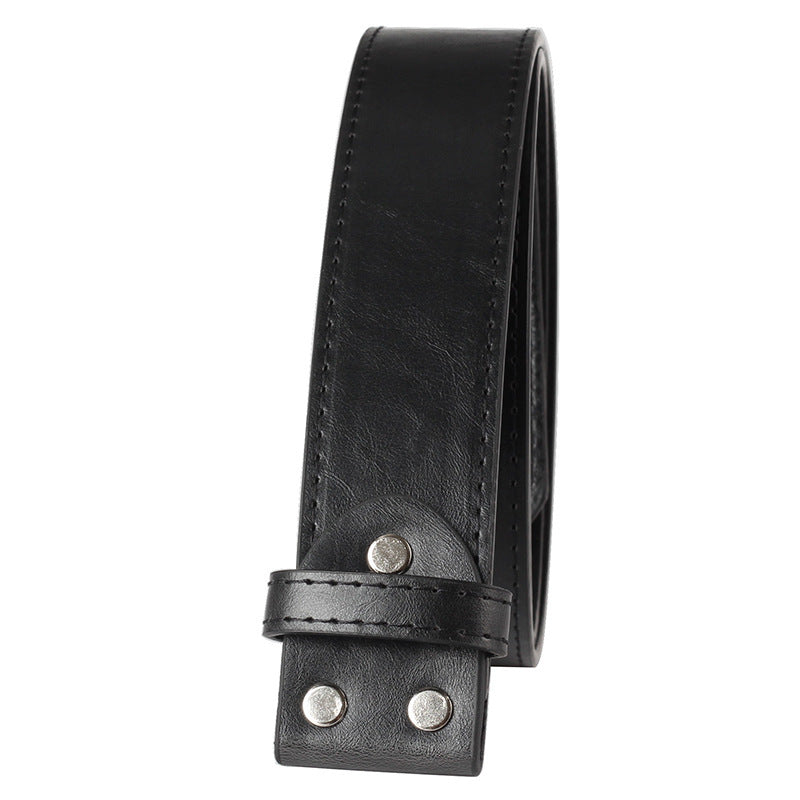 Ceinture Marron en croute de cuir pour boucles de ceinture