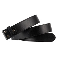 Ceinture Marron en croute de cuir pour boucles de ceinture
